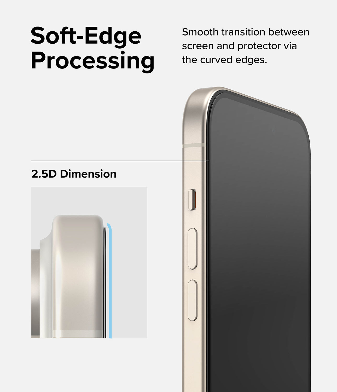iPhone 15 Screen Protector | Full Cover Glass Premium edge-to-edge 9H hardness tempered glass protector