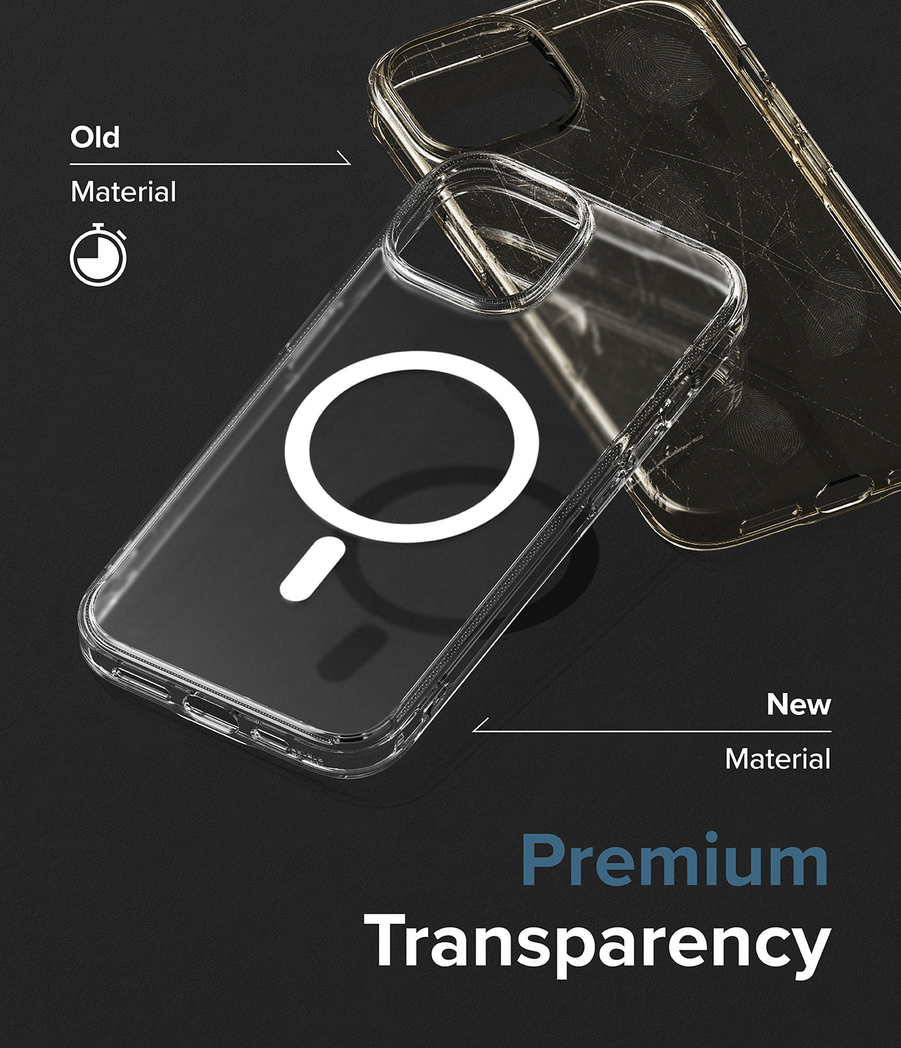 iPhone 15 Plus Case | Fusion Magnetic Matte - Premium Transparency