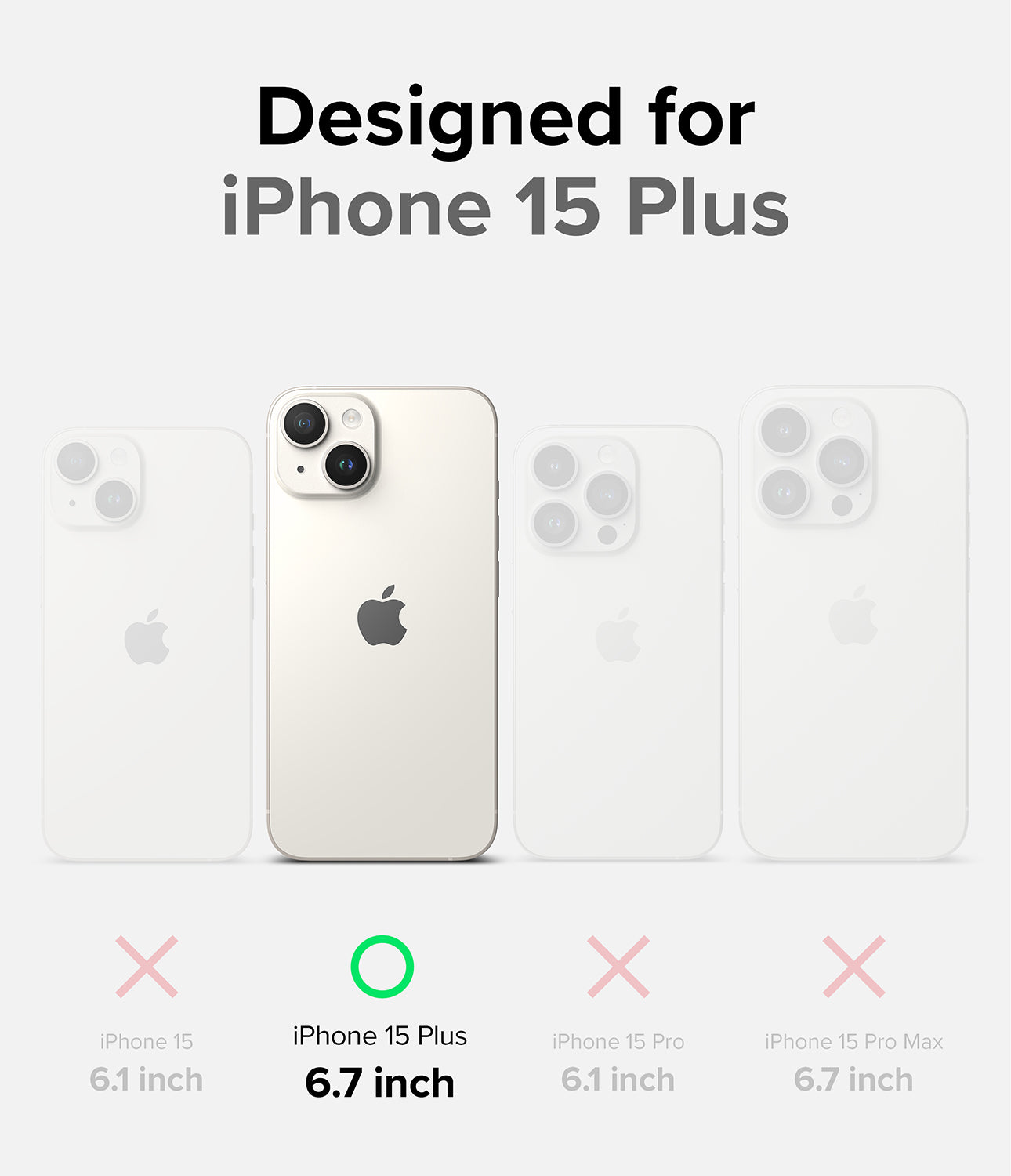 iPhone 15 Plus Case | Onyx - Black / Dark Green
