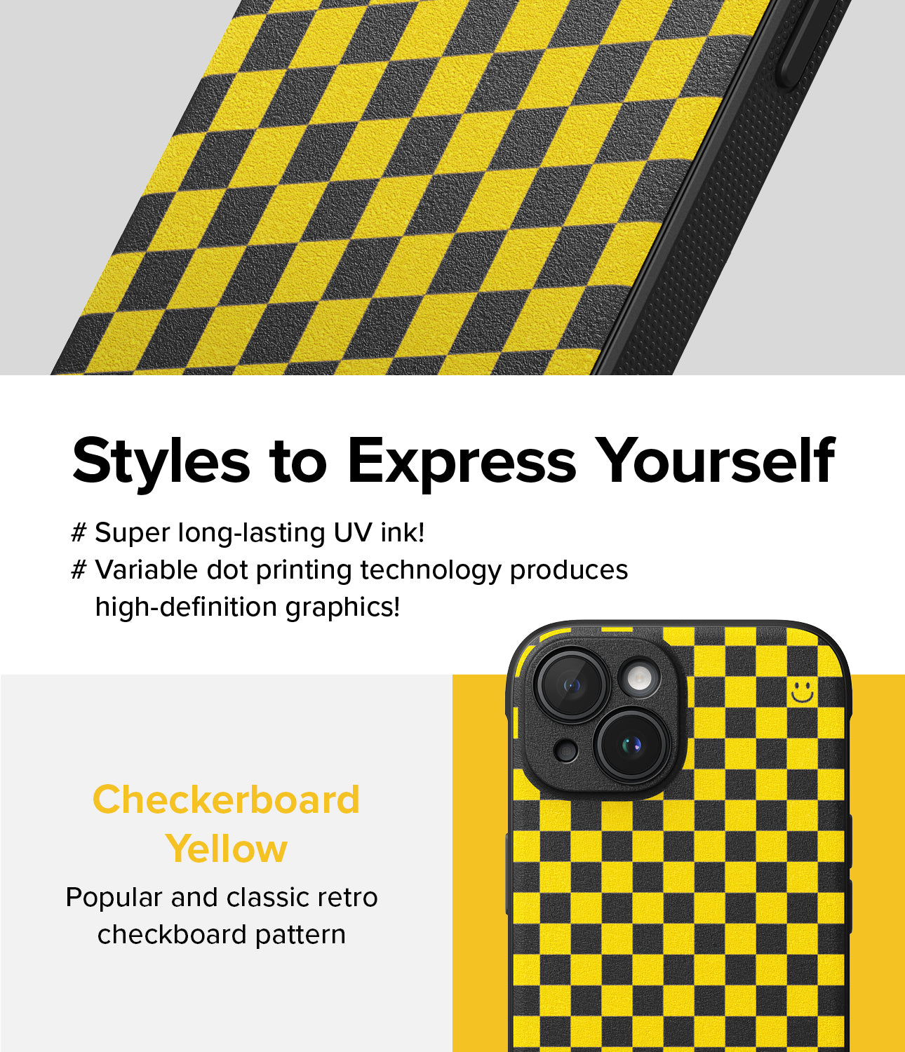 iPhone 15 Plus Case | Onyx Design - Styles to Express Yourself. # Super long-lasting UV ink! # Variable dot printing technology produces high-definition graphics.
