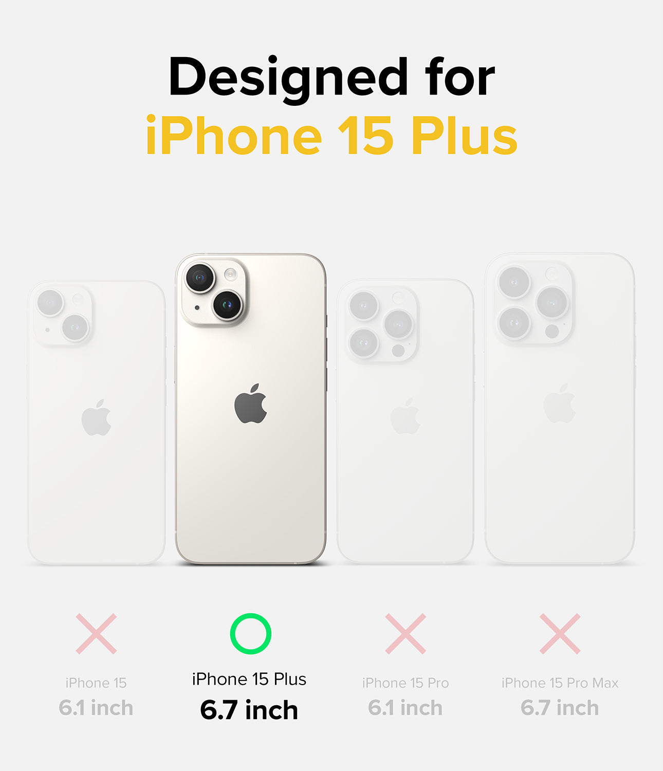 iPhone 15 Plus Case | Onyx Design - Designed for 6.7 inch iPhone 15 Plus.