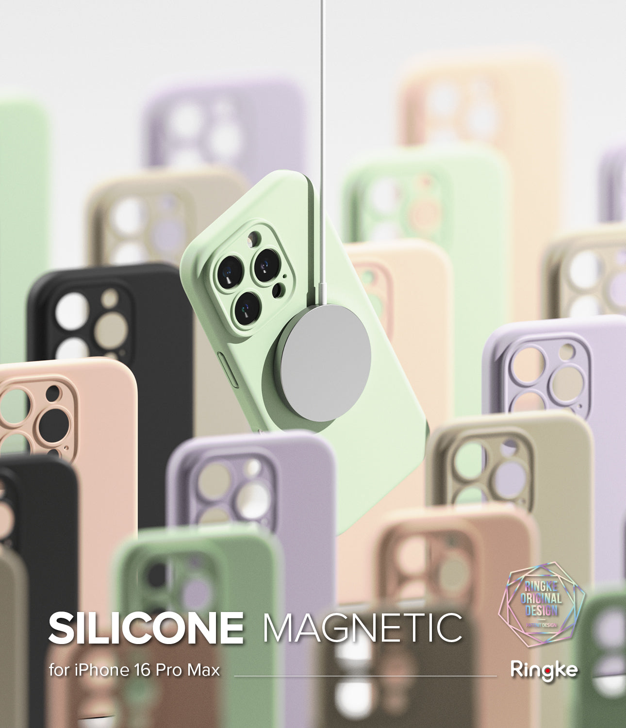 iPhone 16 Pro Max Case | Silicone Magnetic | Ringke Offical Store