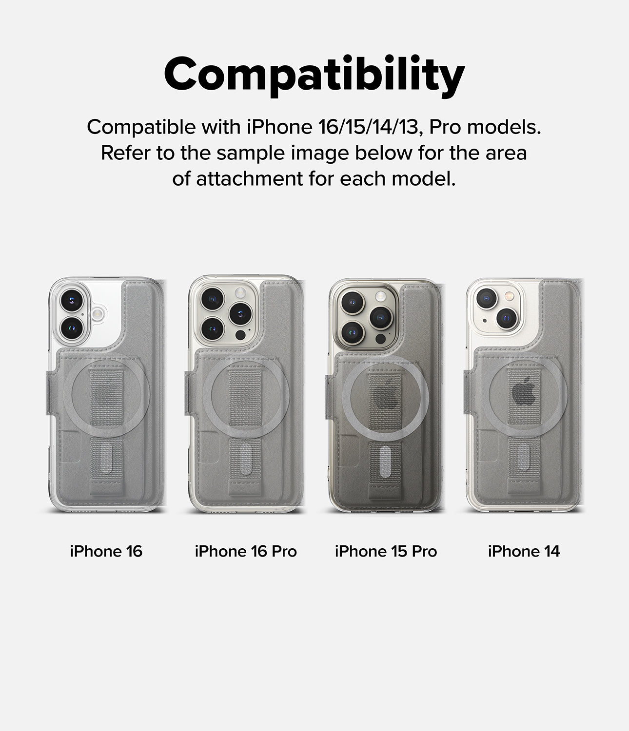 iPhone 16 Pro / 16 Case | Magnetic Folio Leather Wallet – Ringke