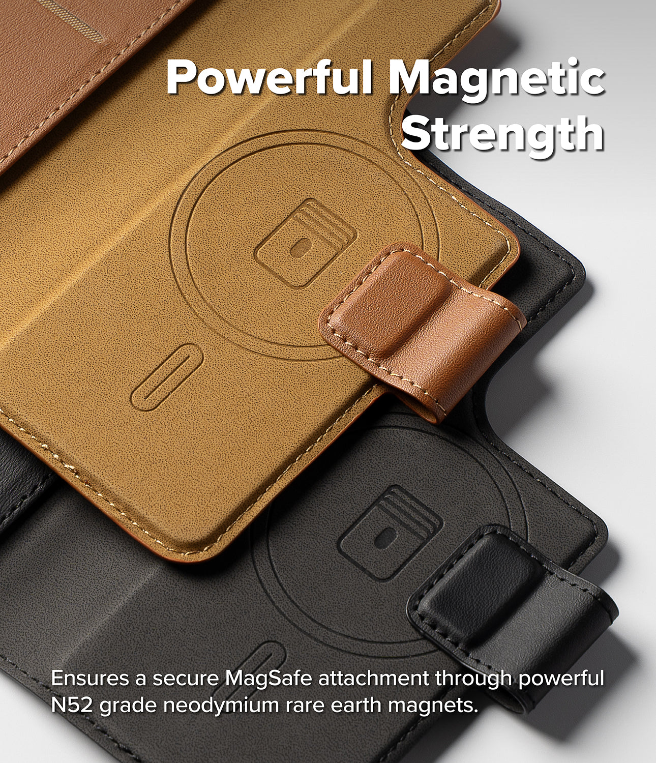 iPhone 16 Pro / 16 Case | Magnetic Folio Leather Wallet – Ringke