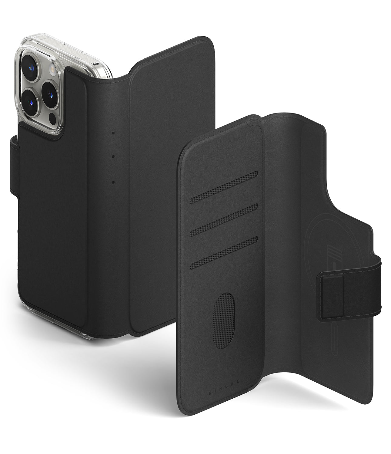 iPhone 16 Plus Combo | Folio Wallet Magnetic + Fusion Magnetic