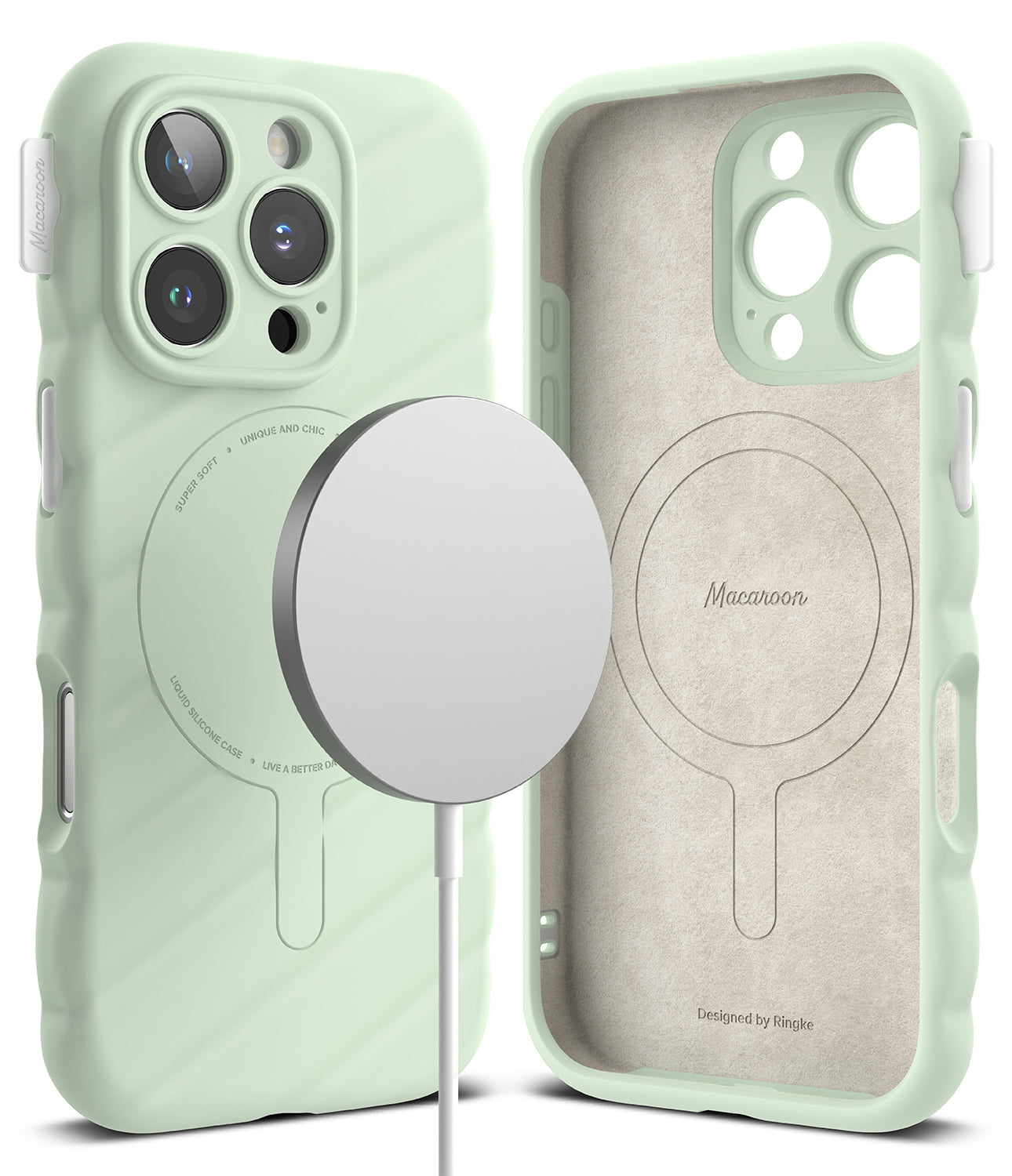 iPhone 16 Pro Case | Macaron Silicone Magnetic