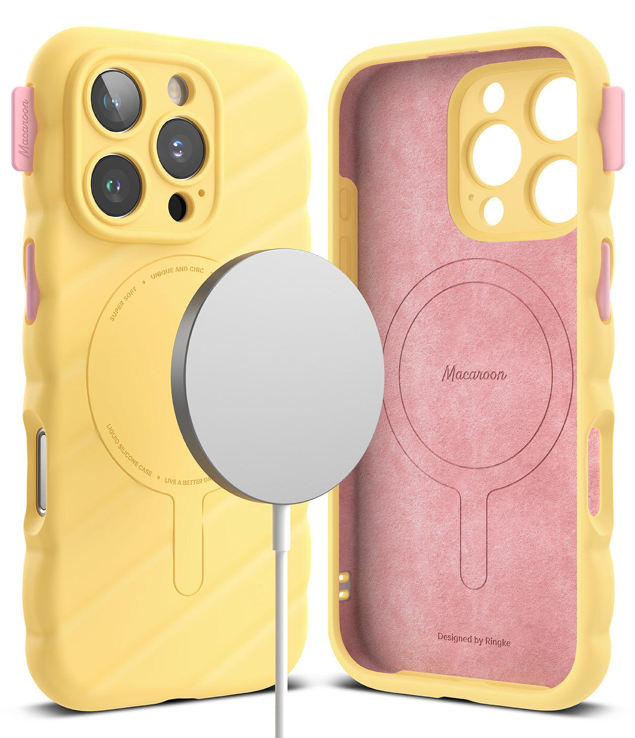 iPhone 16 Pro Case | Macaron Silicone Magnetic