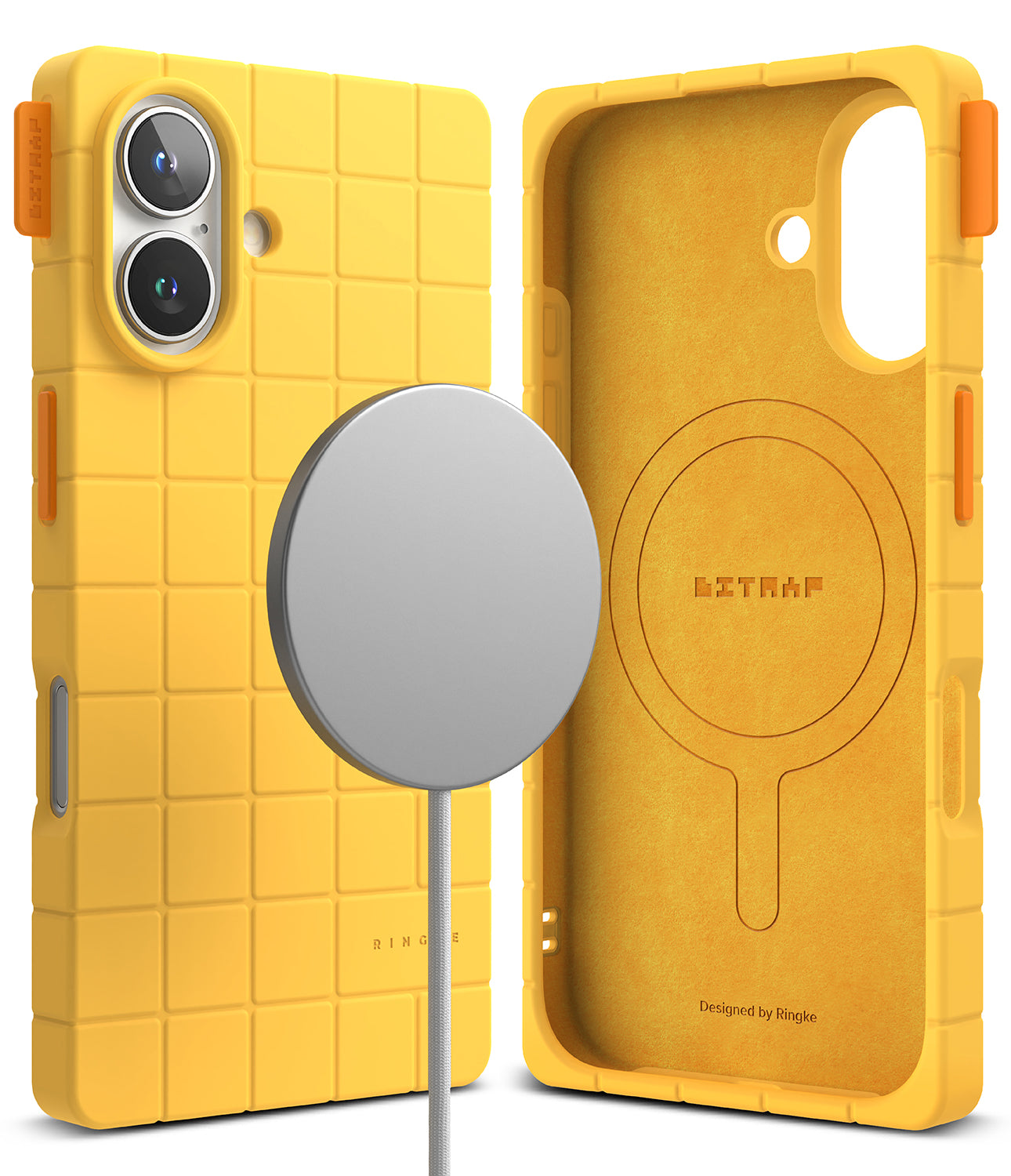 iPhone 16 Case | Bitmap Silicone Magnetic