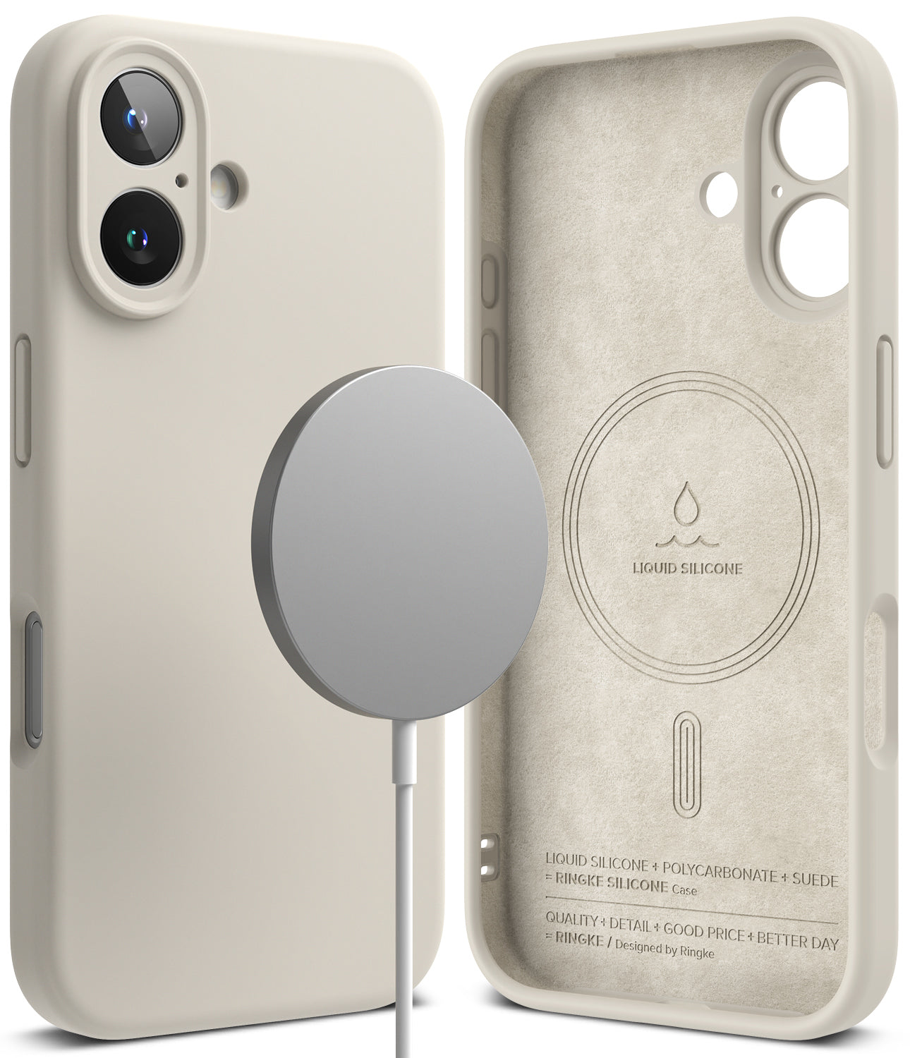 iPhone 16 Plus Case | Silicone Magnetic