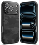 Black camouflage iPhone 17 pro max case. 