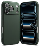Green iPhone 17 pro max case with a modern design on a white background
