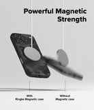 iPhone 17 pro max case with magnetic feature on a gray background