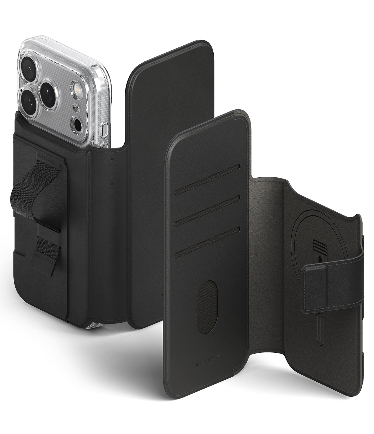 iPhone 17 Pro Max Case | Folio Grip Wallet Magnetic | Ringke