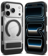 Buy iPhone 17 Pro Back Cover Case | UX Magnetic With Kickstand - Clear Buy iPhone 17 Pro Back Cover Case | UX Magnetic With Kickstand - Clear