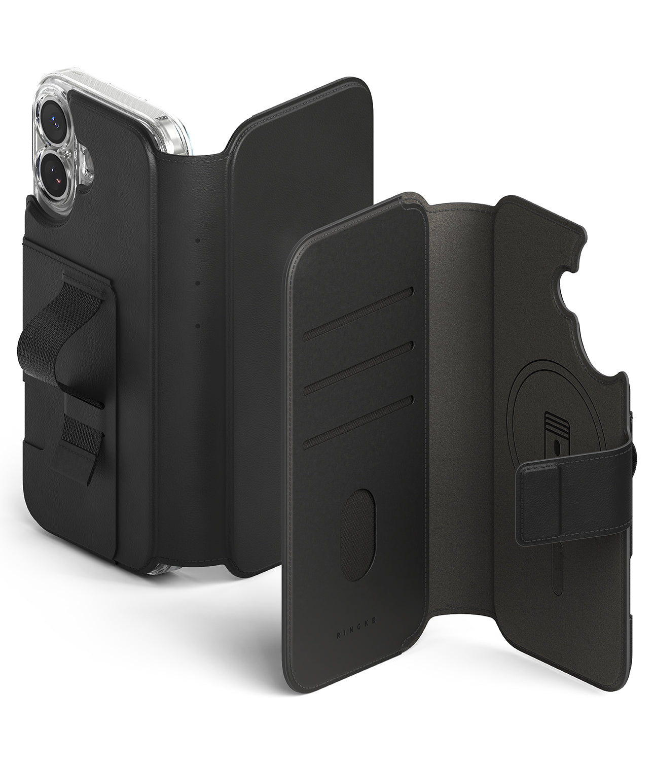 iPhone 17 & 16 Cover | Folio Grip Wallet Magnetic | Ringke