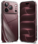 iPhone 18 Pro Case | Air - Two clear protective phone cases shown on iPhones, one from the back and one from the front, on a clean white background.