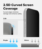 iPhone 18 Pro Screen Protector | Easy Slide Privacy Tempered Glass - Phone screen protector with 2.5D curved edge design, showing Ringke brand superiority.