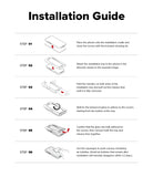 iPhone 18 Pro Screen Protector | Easy Slide Privacy Tempered Glass - Installation guide for a phone screen replacement with step-by-step instructions.