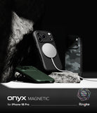 iPhone 18 Pro Case | Onyx Magnetic - Onyx Magnetic phone case for iPhone 17 Pro by Ringke on a dark background