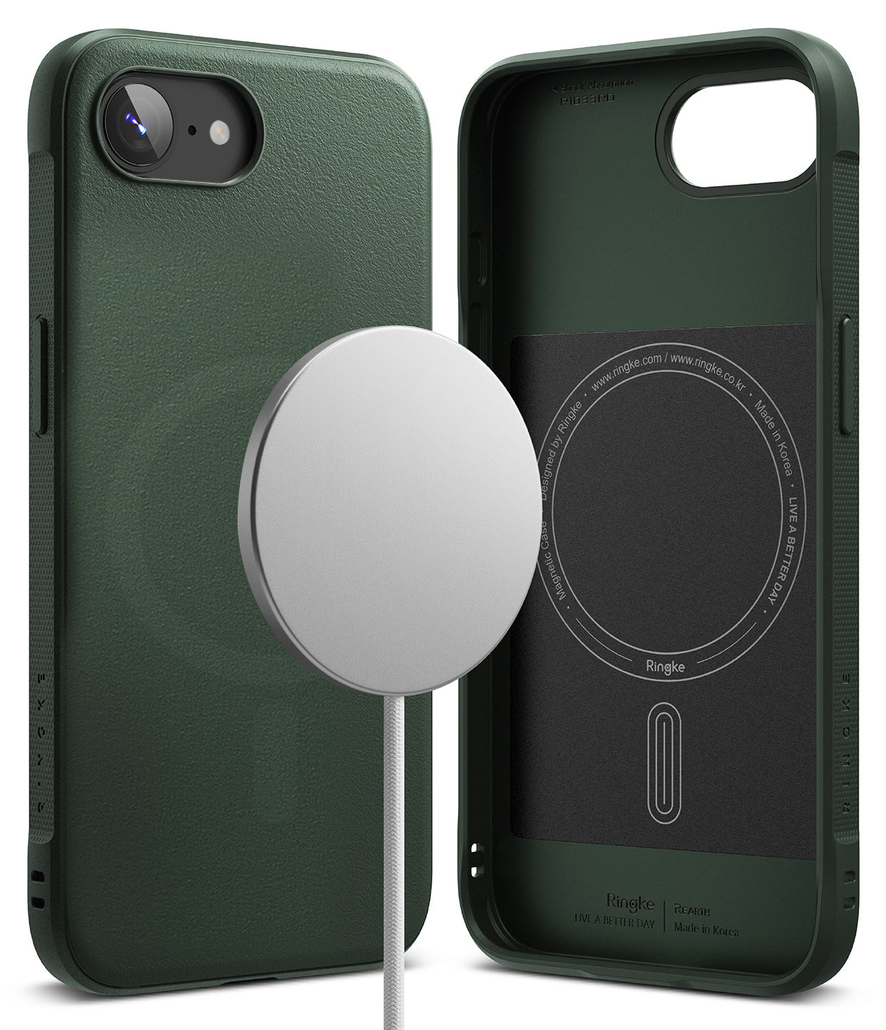 Ringke Onyx Magnetic for iPhone 16e - Dark Green