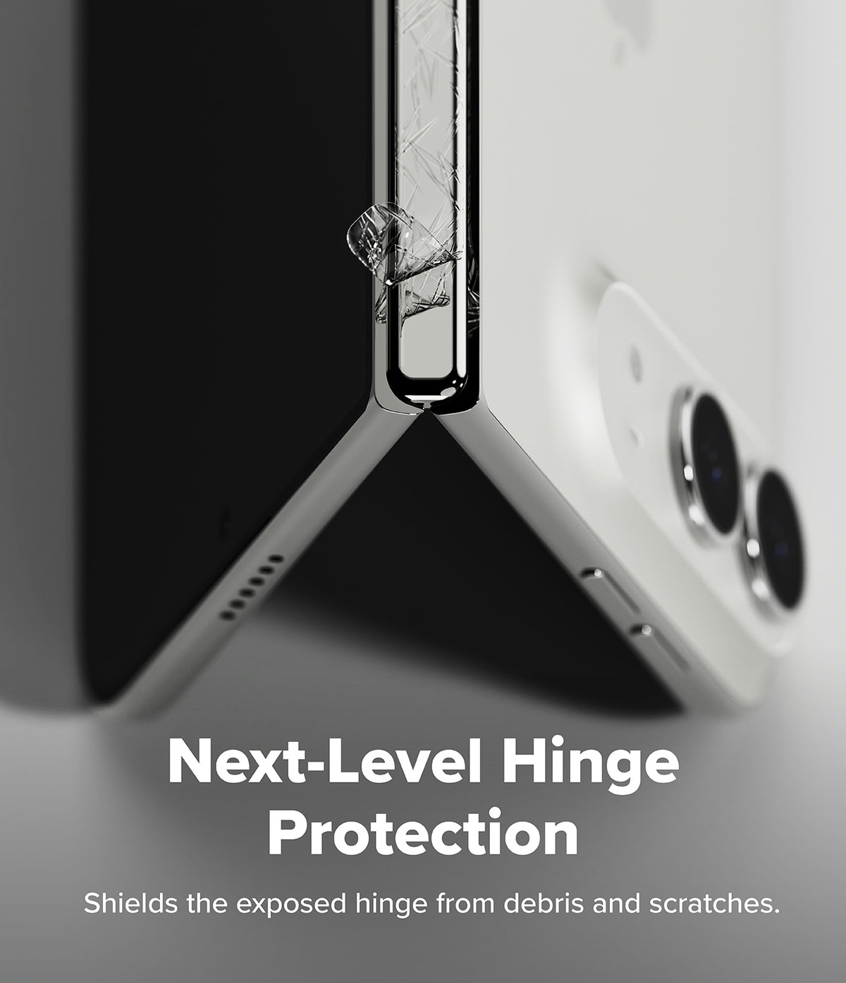 Imagen complementaria del protector Ringke Hinge Dual Easy Film
