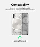 Nothing Phone (2) Ringke Fusion-X Clear/Smoke Black