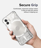 Nothing Phone (2) Ringke Fusion-X Clear/Smoke Black - Military Grade Drop Protection
