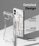 Nothing Phone (2) Ringke Fusion-X Clear/Smoke Black - Military Grade Drop Protection