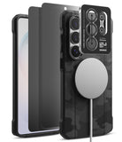 group-Camo Black / + Privacy Screen Protector & Camera Lens Frame Glass (2P)
