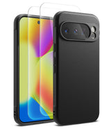 [Bundle] Google Pixel 10 Pro Case | Onyx - Google Pixel 10 Pro Case | Onyx - Black textured phone case and two clear screen protectors for Google Pixel 10 Pro.