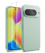 [Bundle] Google Pixel 10 Case | Onyx - Google Pixel 10 Case | Onyx - Mint green phone case and screen protector bundle for Google Pixel 10.