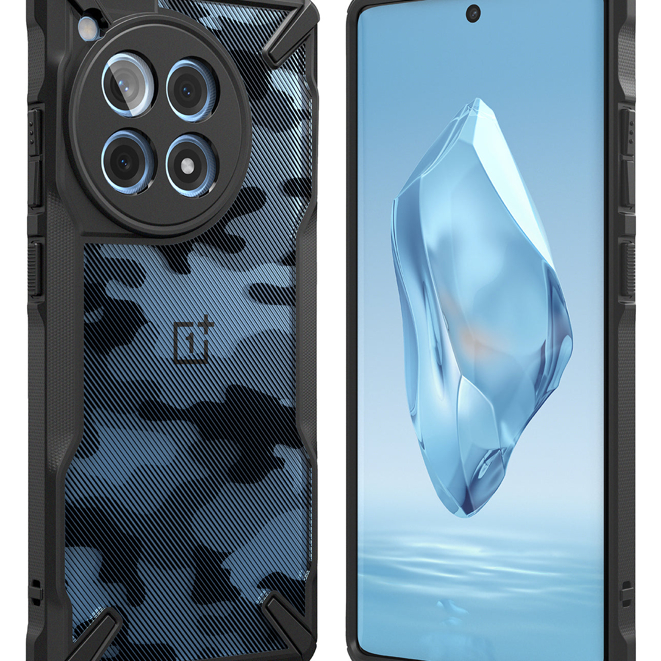 OnePlus 12R Case | Fusion-X Camo Black