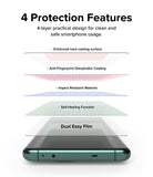 OnePlus 12 Screen Protector | Dual Easy Film [2 Pack]  - 4 Protection Features. 4-layer practical design for clean and safe smartphone usage.