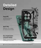 OnePlus 12 Case | Fusion-X - Detailed Design. Hard PC. Anti-discoloration and impact-resistant. Soft TPU. Malleable and resilient for enhanced protection. Duo QuikCatch Lanyard Holes. Attach a diverse mix of straps and Ringke accessories.