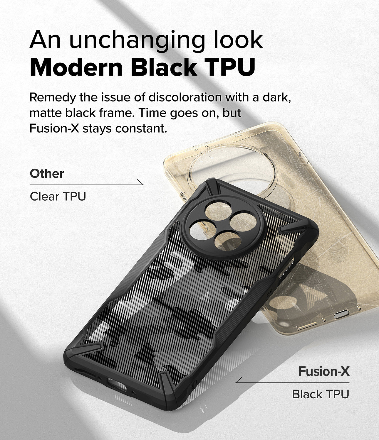 An unchanging look Modern Black TPU