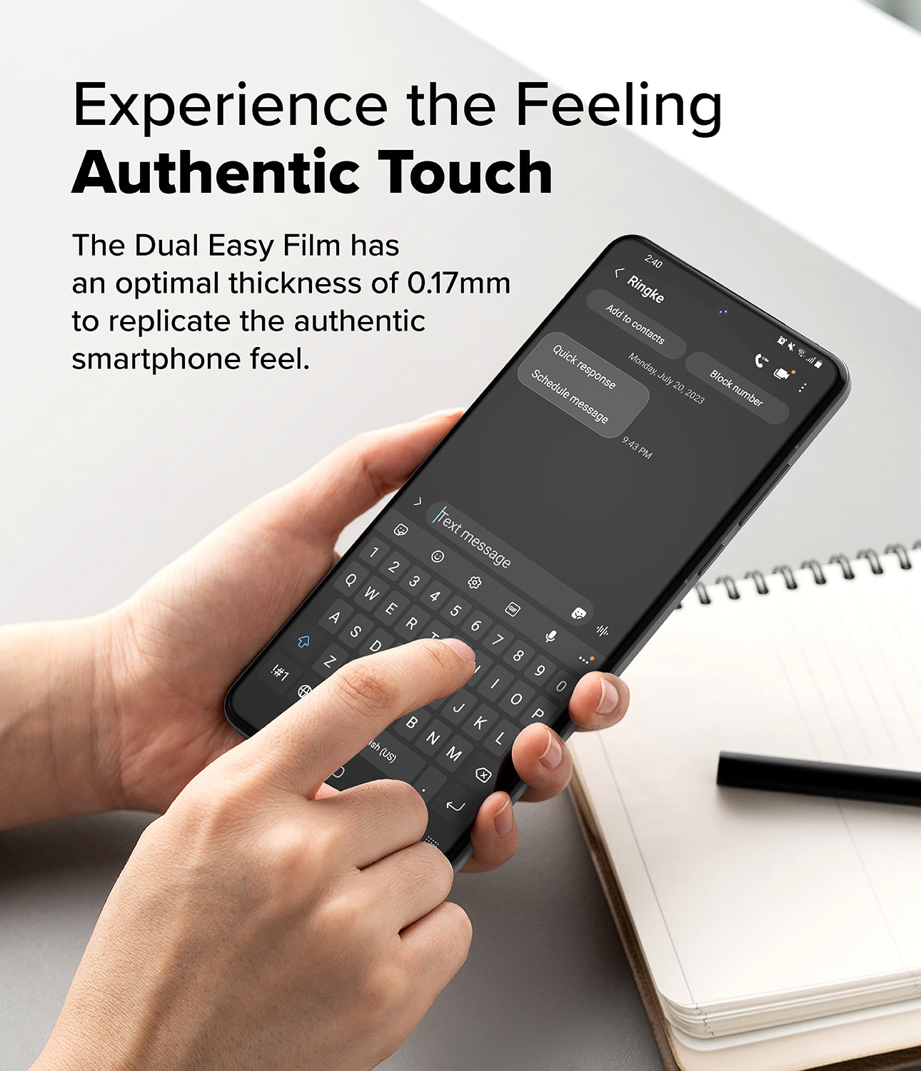 Ringke OnePlus 13 Screen Protector | Dual Easy Film Typeshop.pk