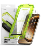 Ringke tempered glass screen protector for OnePlus 15 with Easy Slide installation tray, displayed on a white background