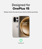 Ringke tempered glass screen protector compatible with OnePlus 15, displayed on a white background