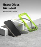 Ringke Easy Slide Tempered Glass for OnePlus 15 Screen Protector. Text Reads "Extra Glass Included"