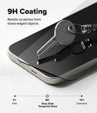 Ringke Easy Slide Tempered Glass for OnePlus 15 Screen Protector. Text reads “9H Coating”