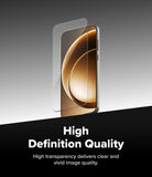 Ringke Easy Slide Tempered Glass for OnePlus 15 Screen Protector. Text reads “High Definition Quality”