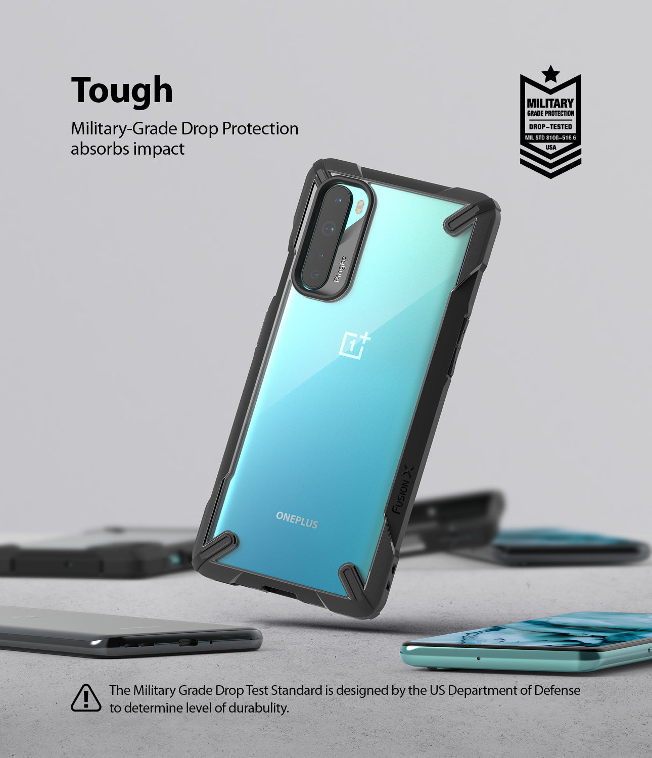 Ringke Fusion-X | OnePlus Nord Case for Shockproof Protection