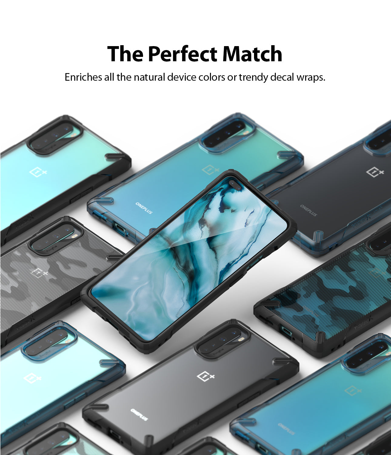 Ringke Fusion-X | OnePlus Nord Case for Shockproof Protection