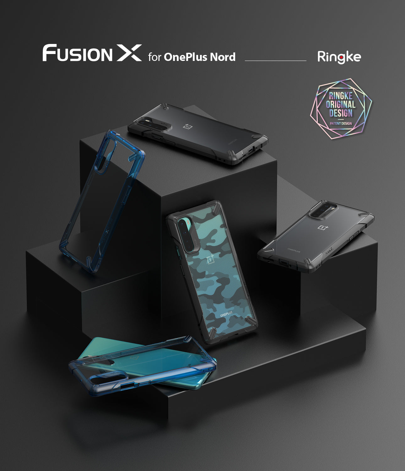 Ringke Fusion-X | OnePlus Nord Case for Shockproof Protection