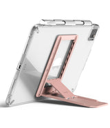 Outstanding | Tablet Stand - Package contents showing the tablet stand, extra adhesive tape, and a cleaning wipe.