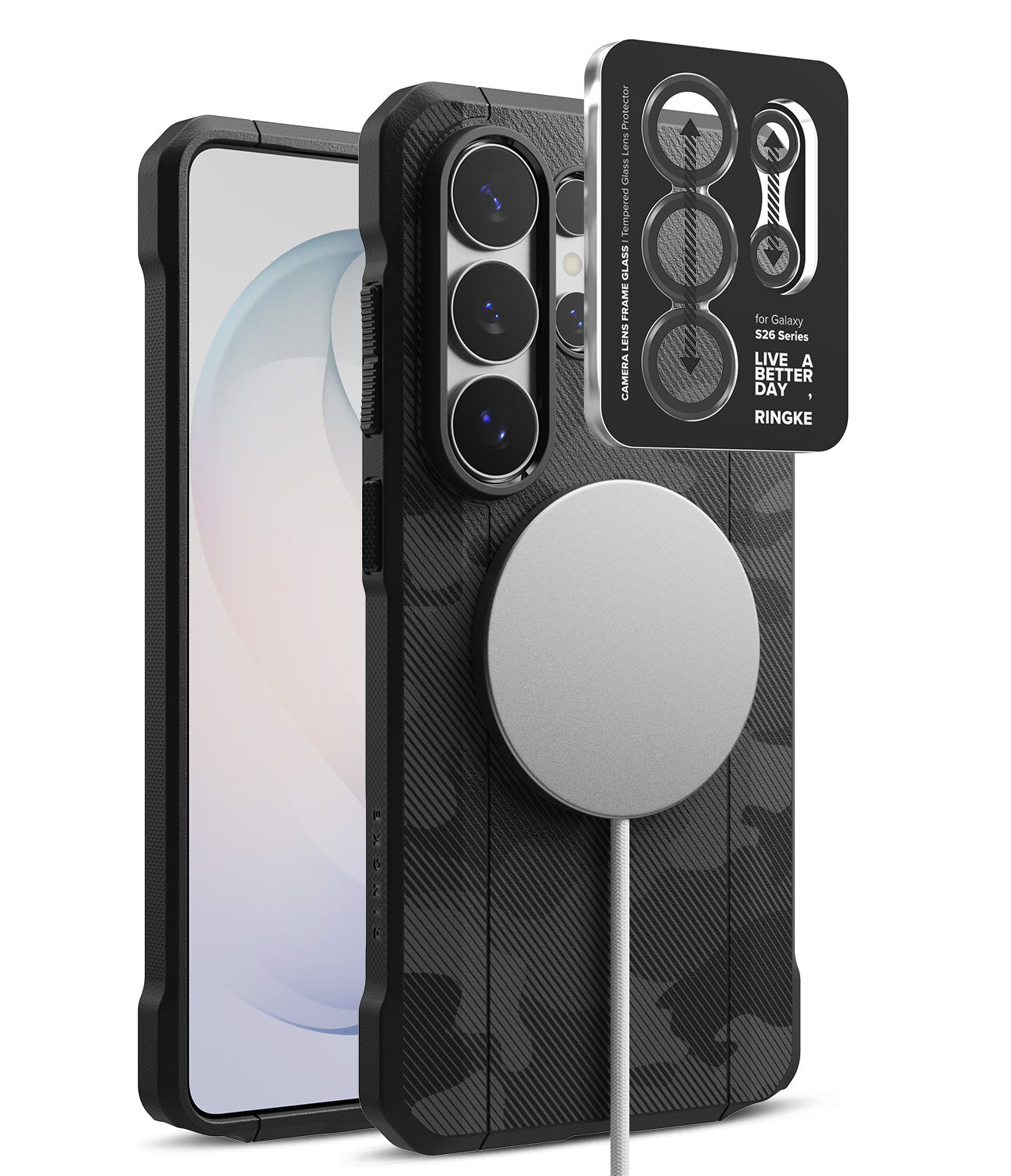 group-Camo Black / + Camera Lens Frame Glass (2P)