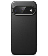 Google Pixel 11 Pro XL Case | Onyx - A black textured phone case with a raised camera bar, shown on a white background.