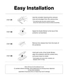Google Pixel 11 Pro Camera Protector | Camera Full Cover Tempered Glass (2 Pack) - Step-by-step guide for easy installation of a camera lens protector with illustrations and text.