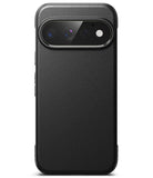 Google Pixel 11 Pro Case | Onyx - A black textured phone case with a raised camera bar, shown from the back on a white background.