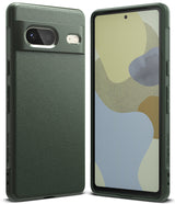 Google Pixel 7 Case | Onyx - Black textured protective phone case for Google Pixel 7 with camera bar cutout on dark surface.